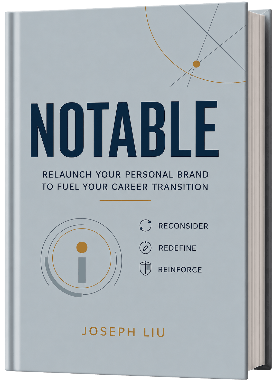 NOTABLE: Relaunch Your Personal Brand to Fuel Your Career Transition — book cover by Joseph Liu